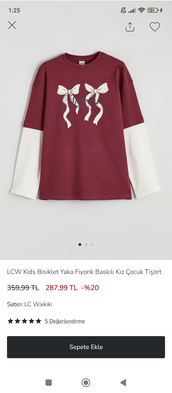 8/9 yaş kız çocuğuna kıyafet hediye edeceğim? Hangi buluz iyi olur siyah tütülü etek üstüne?
