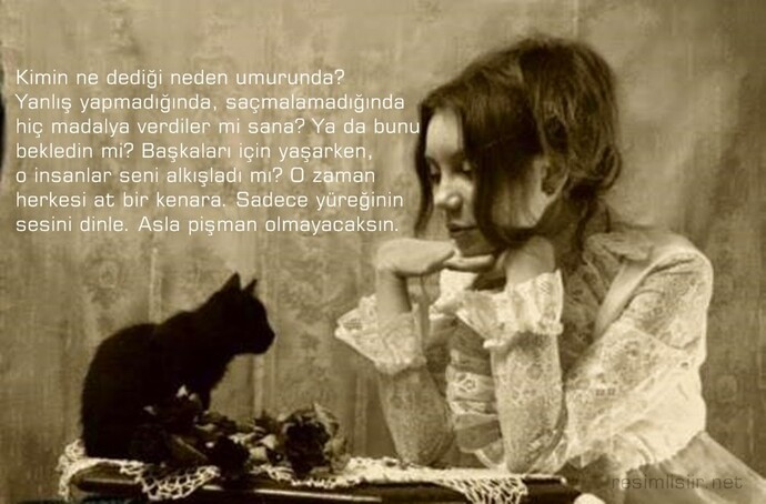 Sen bu hayatta neyin arkasında durdun?