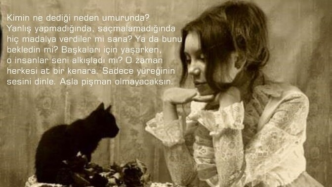Sen bu hayatta neyin arkasında durdun?
