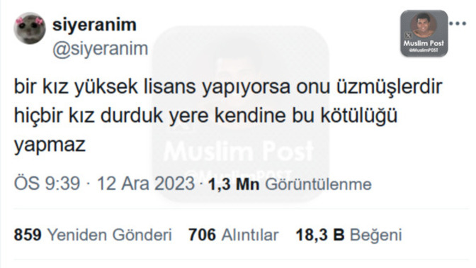 Tweet ne kadar haklı sizce?