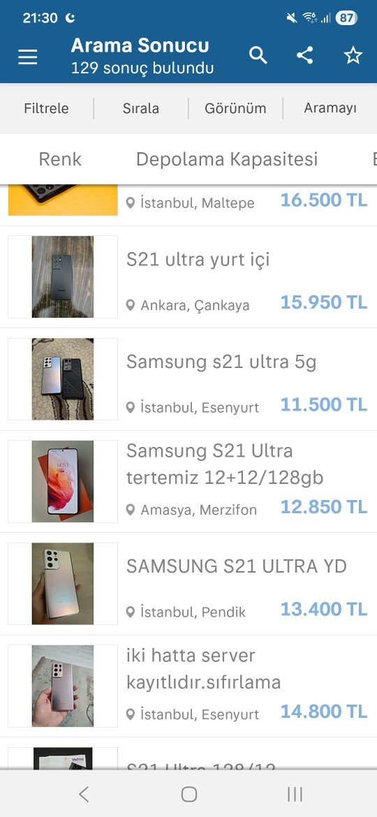Telefonunuz Yurt içi mi yurt dışı server kayıtlı mı?