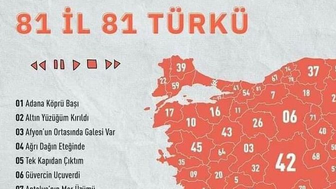 Sizin memleketinizin türküsü hangisi?