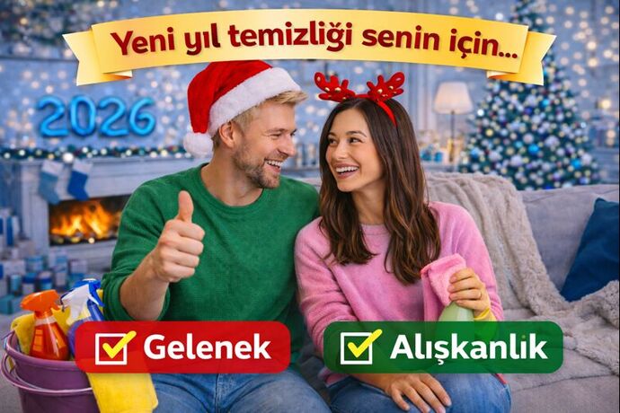 Yeni yıl temizliği senin için gelenek mi, alışkanlık mı?