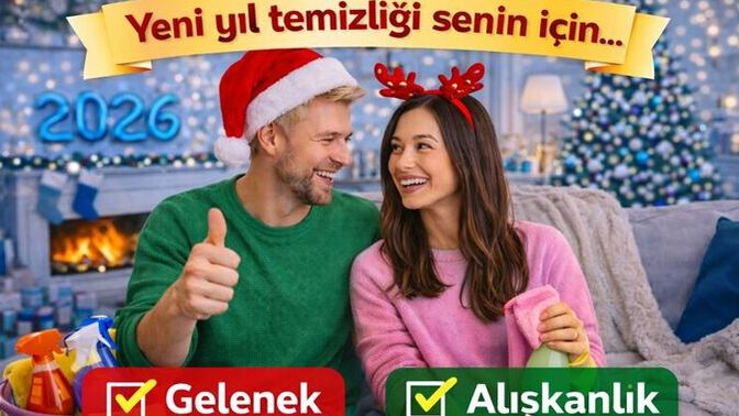Yeni yıl temizliği senin için gelenek mi, alışkanlık mı?