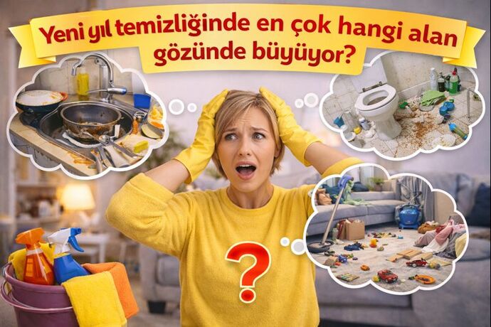 Yeni yıl temizliğinde en çok hangi alan gözünde büyüyor?