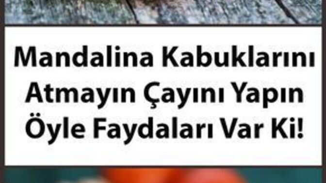 Mandalina çayı tüketir misiniz?