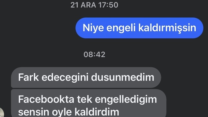 Eski sevgilimin yaptığı açıklama saçma değil mi?