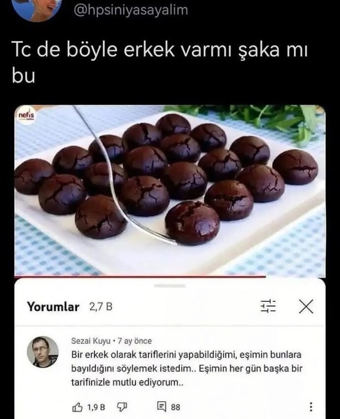 Neden sadece kadınlar sevgililerine tatlılar yapıyor?