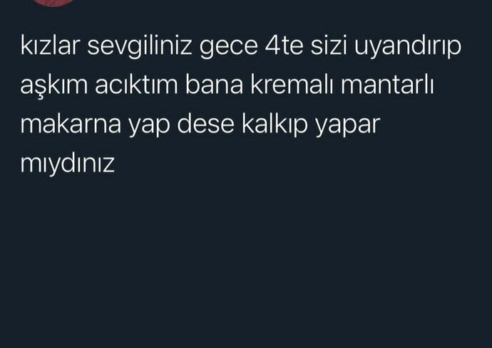 Gecenin bir yarısı yemek yapar mıydınız?