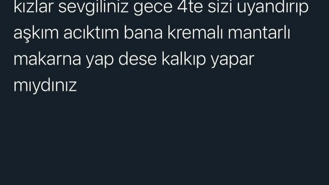 Gecenin bir yarısı yemek yapar mıydınız?