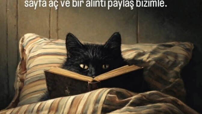Hangi kitabı okuyorsunuz? Ve bir alıntı seçip paylaşır mısınız?