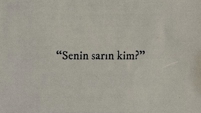 Sizin sarı kişiniz var mı?
