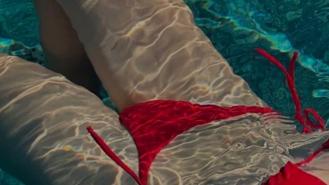 Yaz tatilinde bu bikini giymiştim?