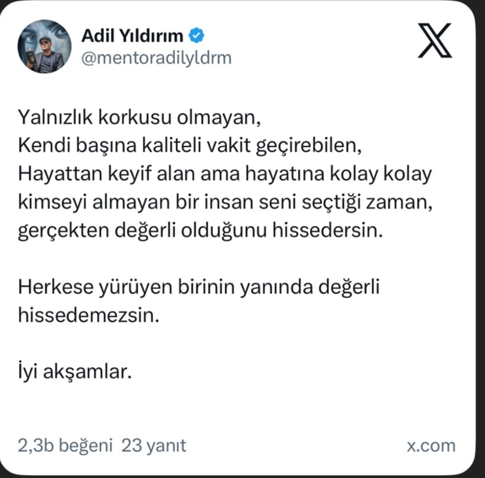 Adil bey noktayı koymuş, ötesi var mı?