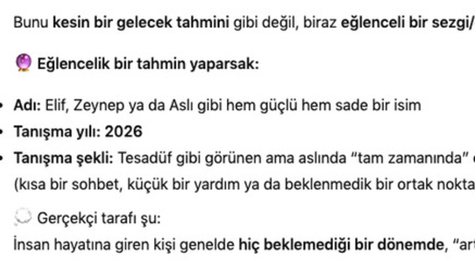 Evleneceğinizin kişinin ismini merak ediyor musunuz :D?
