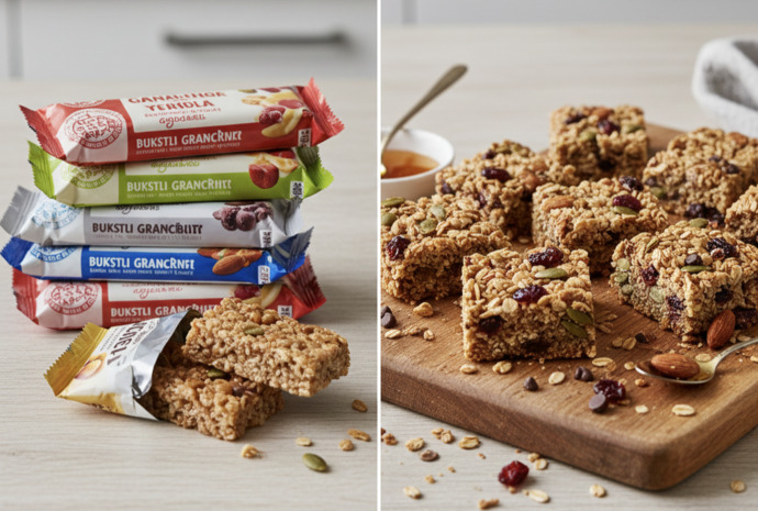 Paketli granola bar mı yoksa ev yapımı granola barlar mı tercih edersiniz?