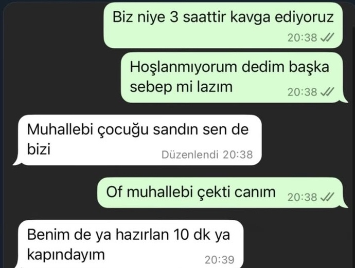 Sevgilinizle kavganız en fazla ne kadar sürüyor?