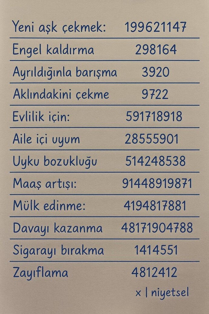 Sayıların frekansına inanıyor musunuz?