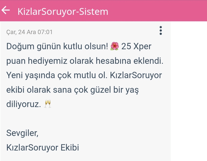 Doğum günü kutlar mısınız?