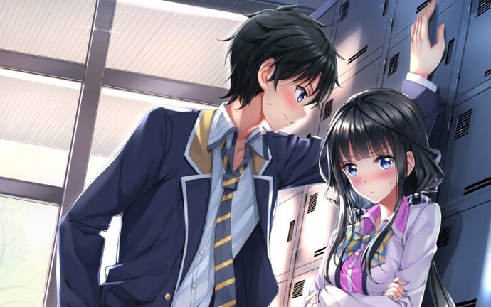 Bu anime deki utangaç kız olmak isteyen var mı?