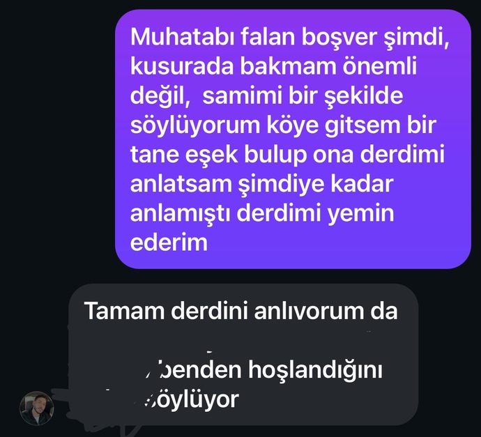 Yanlışlıkla iç sesimi dış yazıya döktüm galiba 😭?
