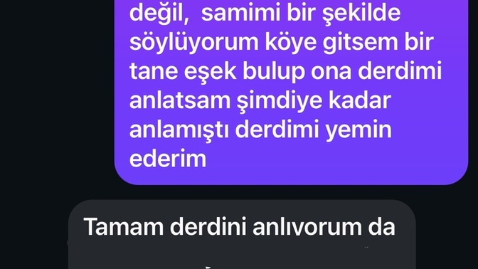 Yanlışlıkla iç sesimi dış yazıya döktüm galiba 😭?