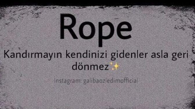 En sevdiğin bir şarkı sözü yaz?