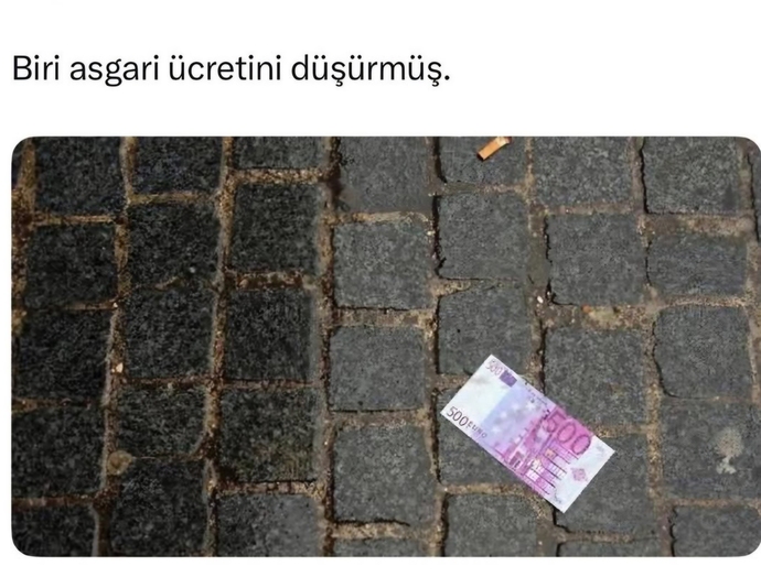 Oysa yere düşen şey para değil. Gelecek. O yüzden yerden kalkmıyor.