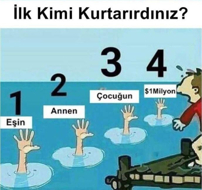 Önce hangisini kurtarırdın?