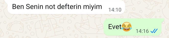 Hiç arkadaşınızı not defteri gibi kullandınız mı?