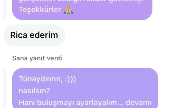 Sizce bahane mi uydurur yoksa samimimi ve sizce mesafeli mi mesajda?