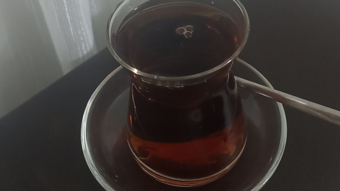 Misafirlikte çay icermisiniz?