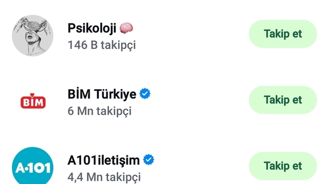 WhatsApp ta kanal takip ediyor musun?