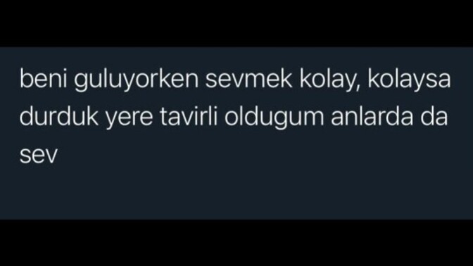 Seviyorum dediğin kişiyi her haliyle sever misin?