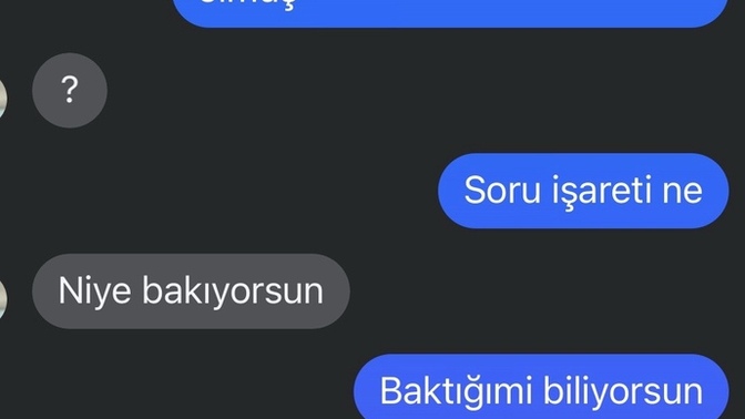 Eski sevgilim çok egolu değil mi?