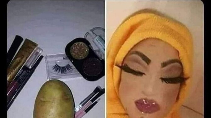 Meyve, sebzelere makyaj yaptınız mı hiç?