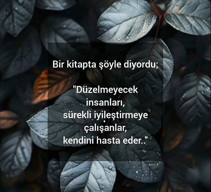 Yanlış yolda olanlara doğruyu anlatmak için çaba gösteriyonmu?