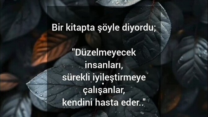 Yanlış yolda olanlara doğruyu anlatmak için çaba gösteriyonmu?