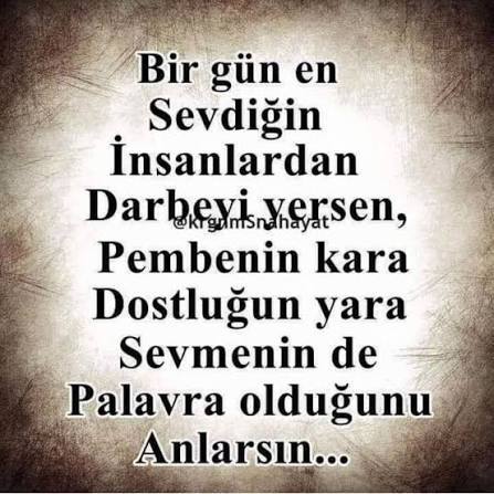İnsan neden hep sevdiği kişiden darbe yer?