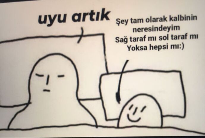 Sevgiliniz size uyu dedikçe konuşur musunuz?