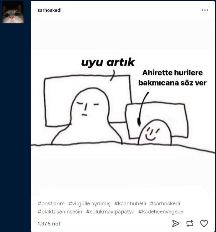 Sevgiliniz size uyu dedikçe konuşur musunuz?