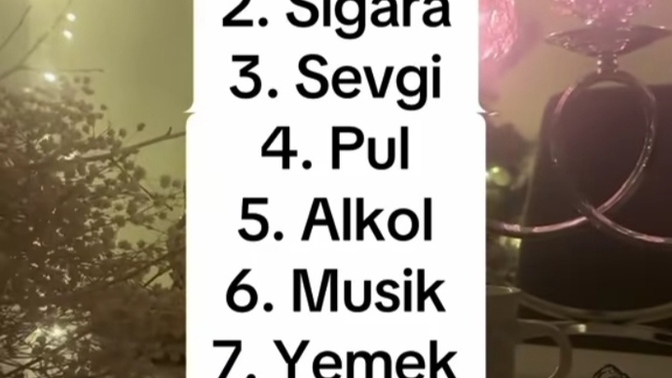 Hayatınızdan aşağıdaki maddelerden 3 tanesini çıkartmak zorunda olsaydınız hangilerini çıkartırdınız?