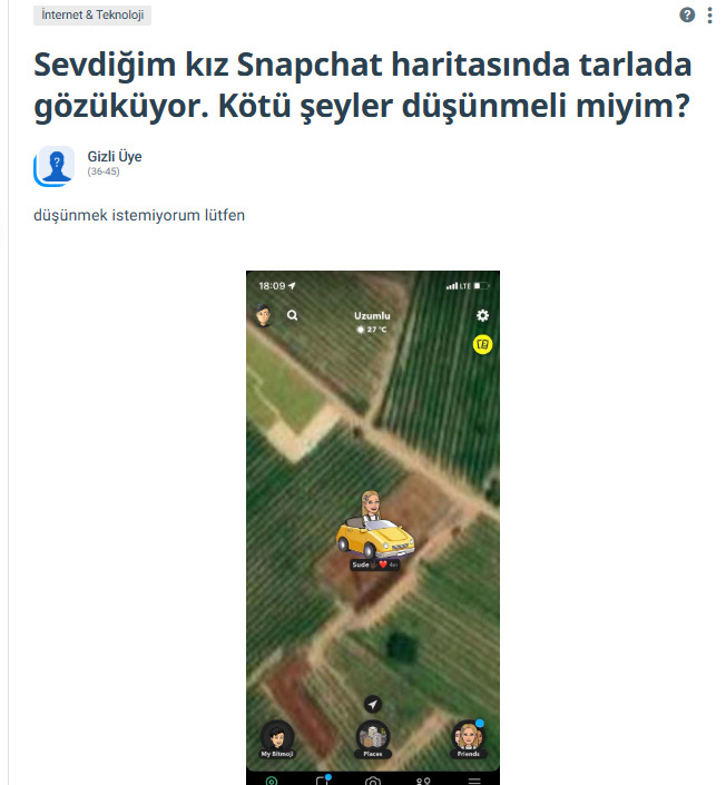 Snapchat beni elimde bavulumla hotelde gösteriyor?