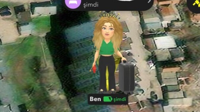 Snapchat beni elimde bavulumla hotelde gösteriyor?
