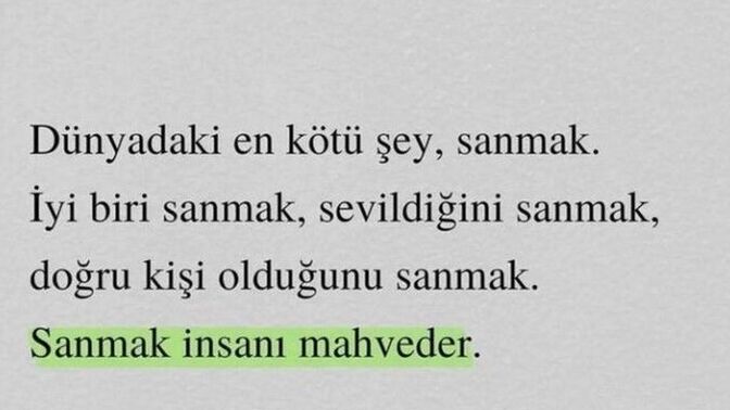 Sanmak bir umut mudur, yoksa gecikmiş bir hayal kırıklığı mı?
