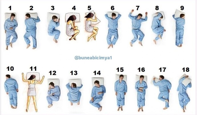 Uyurken hangisisin?