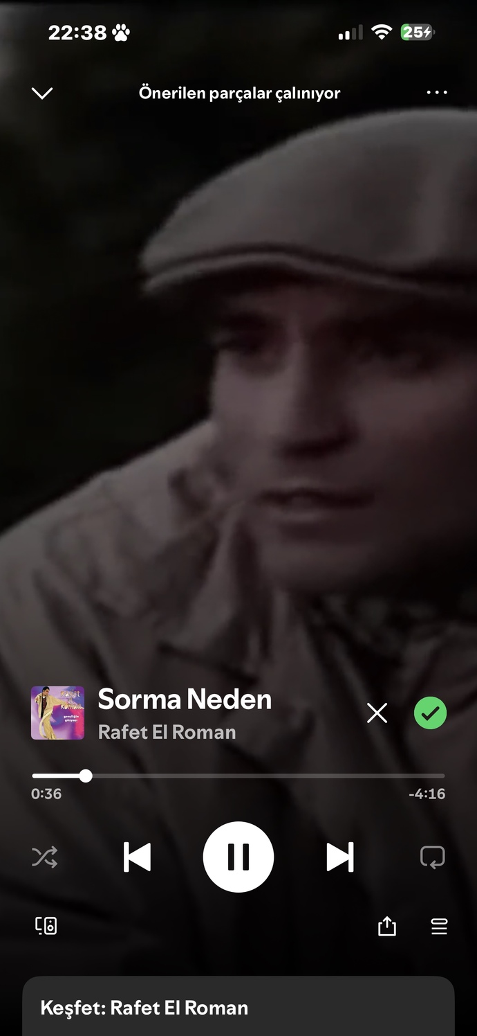 Bu parçayı çok severim siz ne dinliyorsunuz şu an?