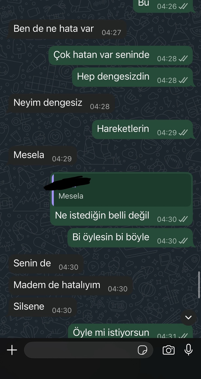 Eski sevgilim ne istiyor anlamıyorummm?