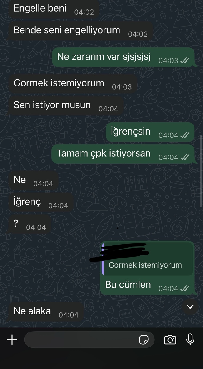 Eski sevgilim ne istiyor anlamıyorummm?