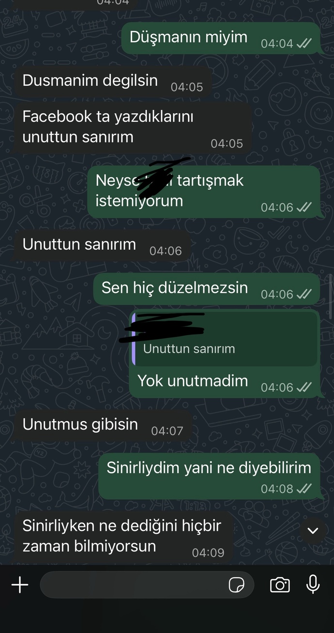 Eski sevgilim ne istiyor anlamıyorummm?